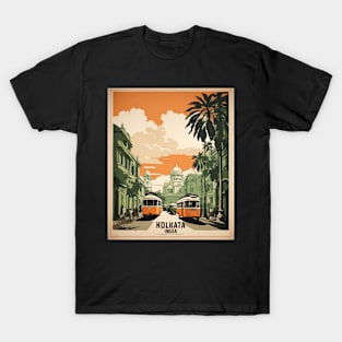 Kolkata India Vintage Tourism Travel T-Shirt